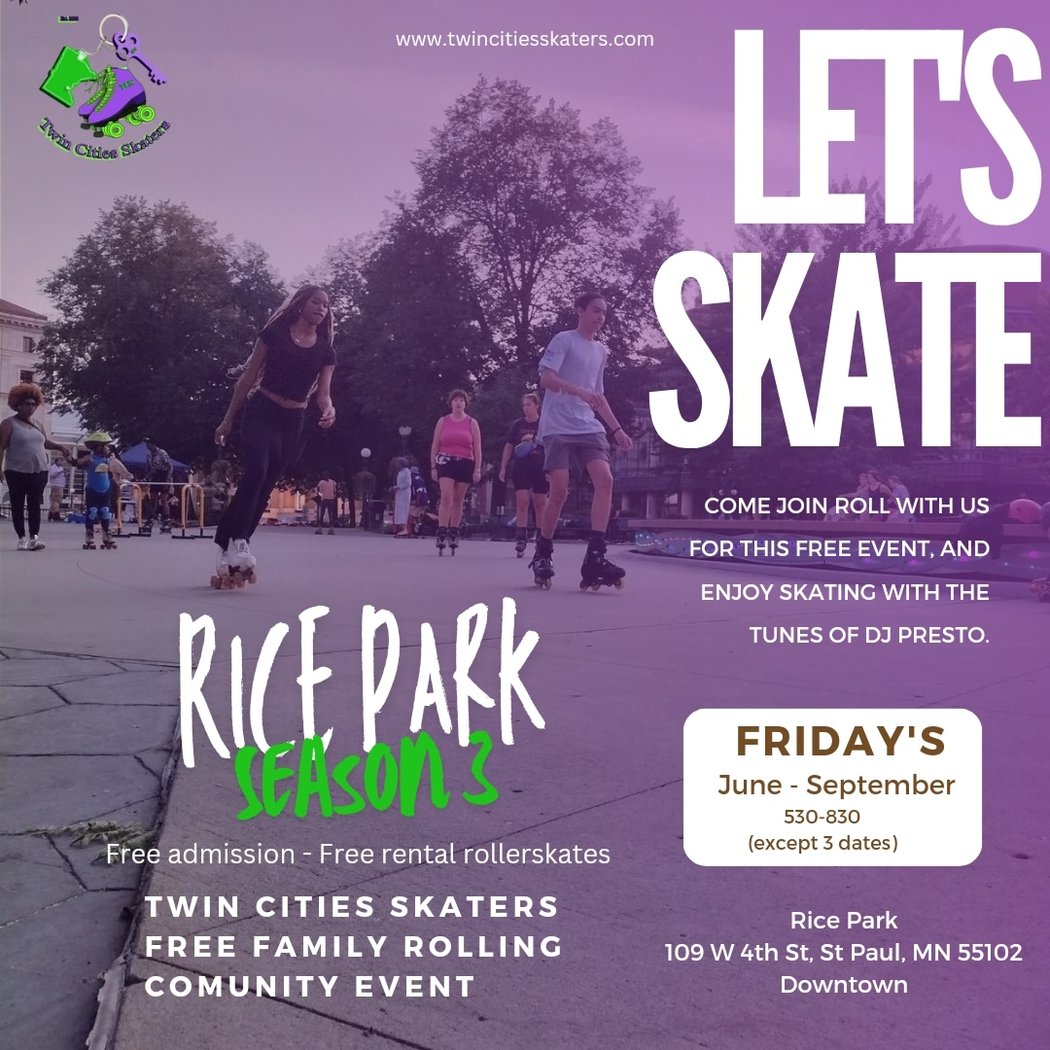 Roller Disco in Rice Park 1